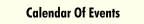 Calendar Of Events